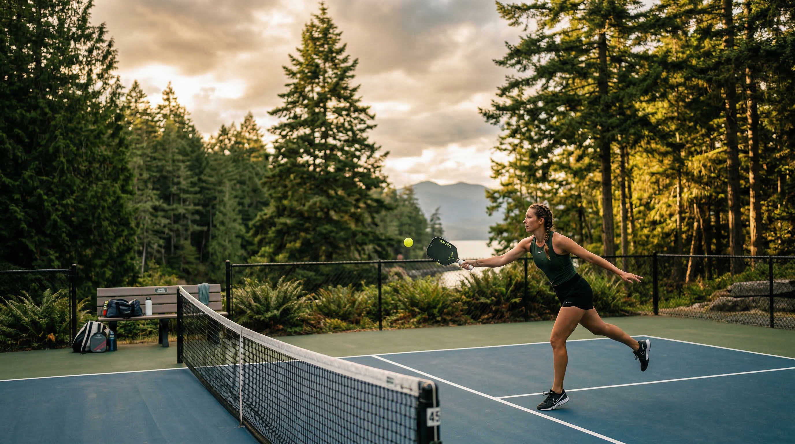 Pickleball Player San Juan Island Friday Harbor Pickleball